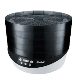 Steba ED8 Dehydrator roterande svamptork 5 brickor, Svart-vit