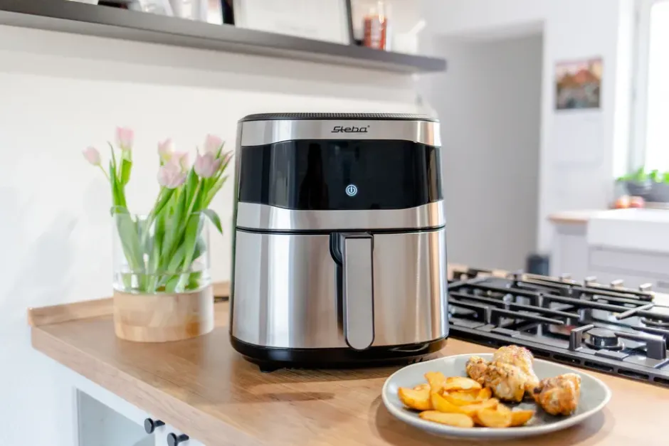 Steba HF8000 Family airfryer 8 L, Rostfritt stål