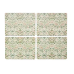 Strawberry Thief bordsunderlägg 30x40 cm 4-pack, Green