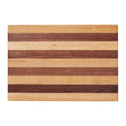 Stribe skärbräda bold 25x36 cm, Walnut-oak