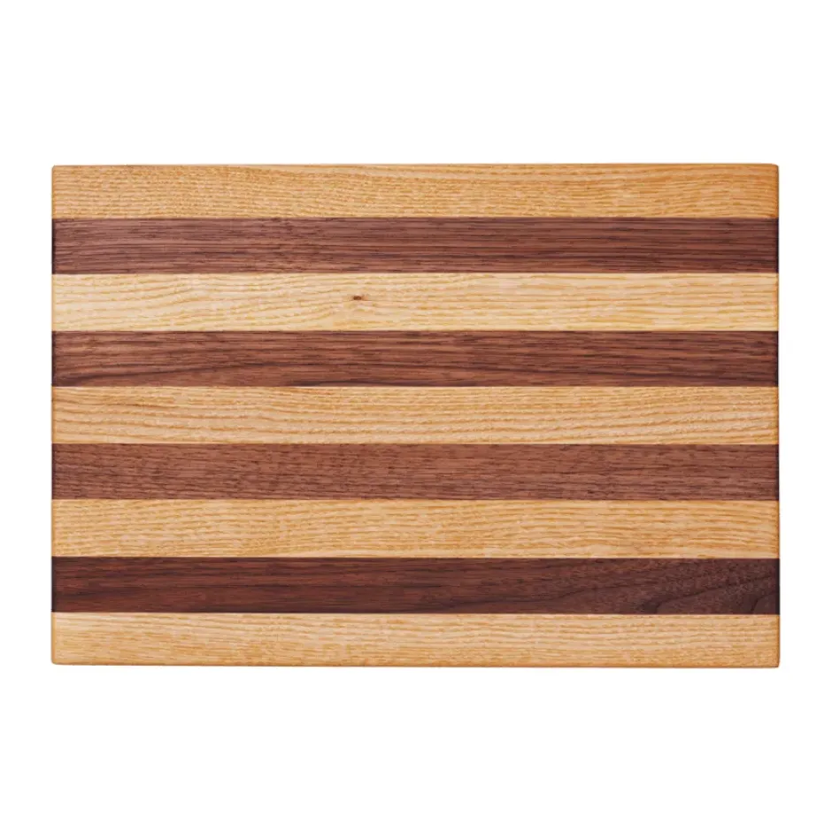 Stribe skärbräda bold 25x36 cm, Walnut-oak