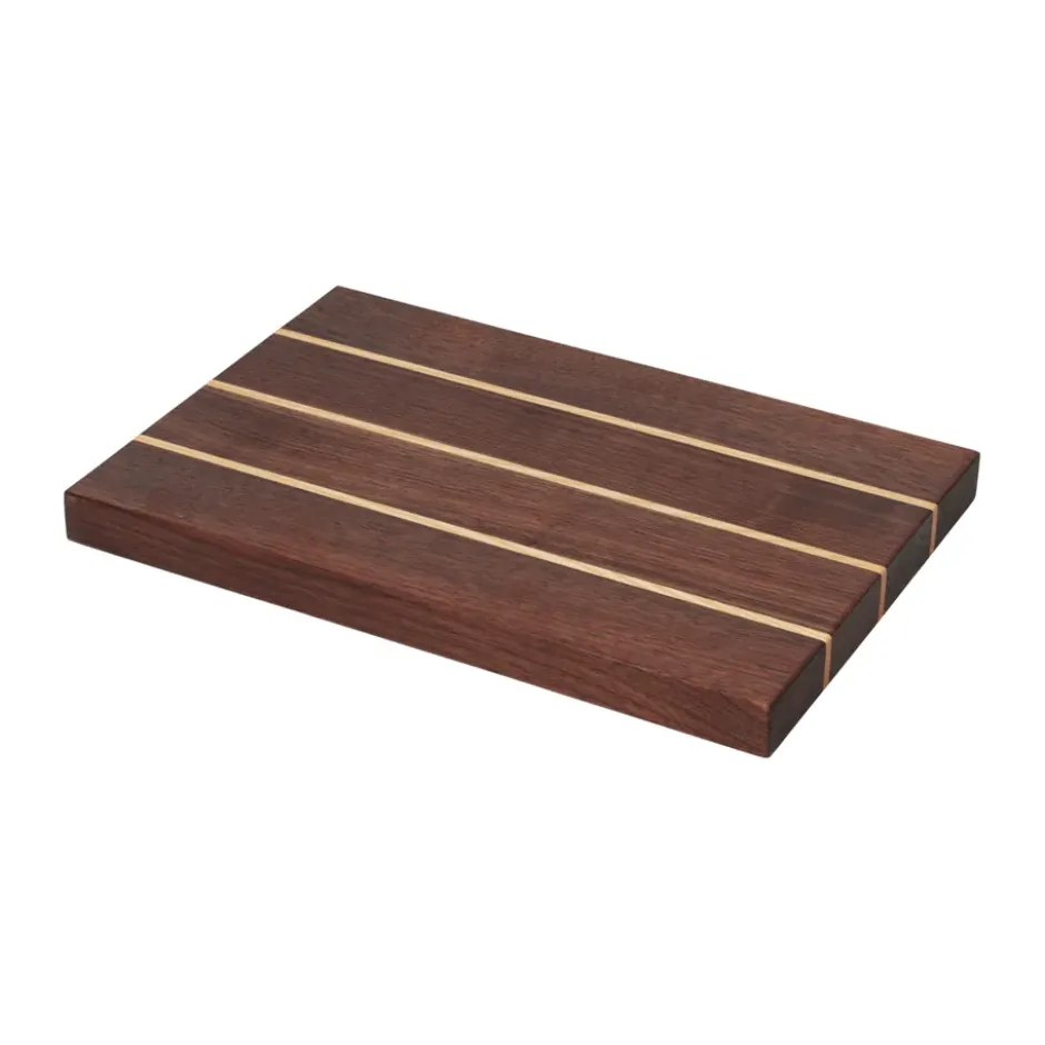 Stribe skärbräda fine 25x36 cm, Walnut-ash