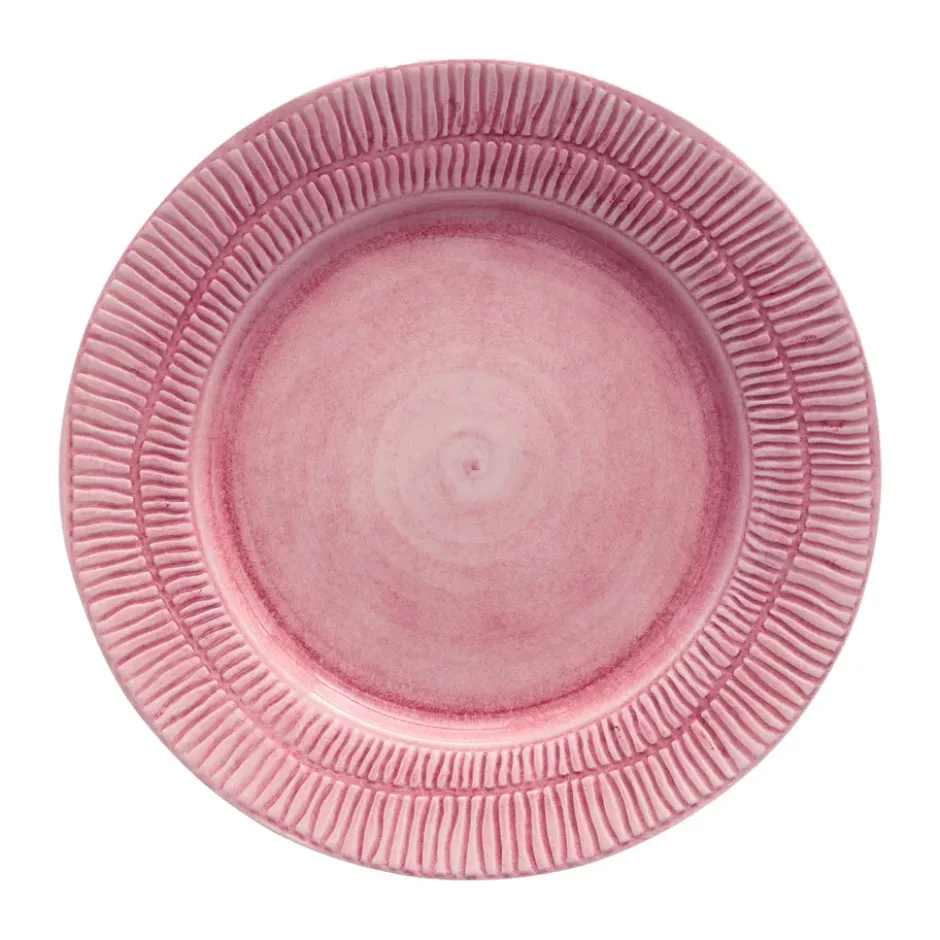 Stripes tallrik Ø28 cm, Rosa