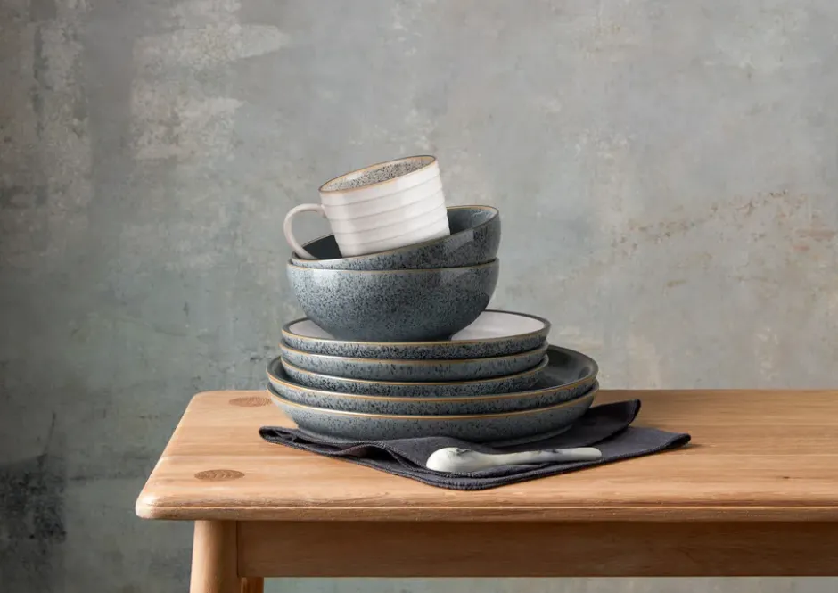 Studio Grey coupe tallrik 26 cm 4-pack, Granite