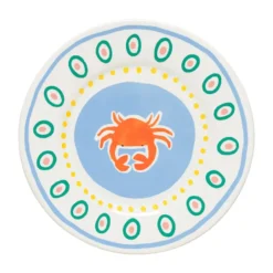 Summer Bliss assiett, Crab, Ø22 cm