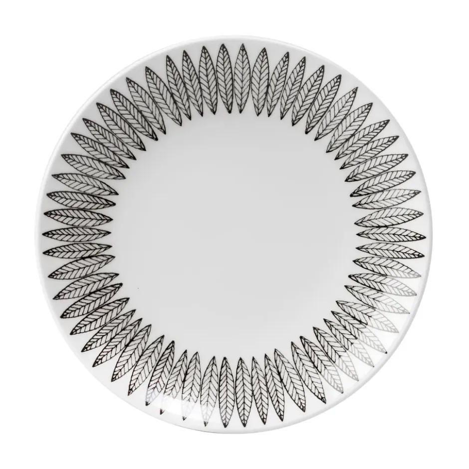 Svart Salix tallrik, Ø 22 cm