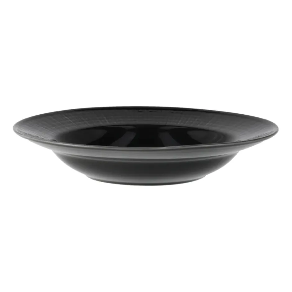 Swedish Grace djup tallrik Ø25 cm, sten (mörkgrå)