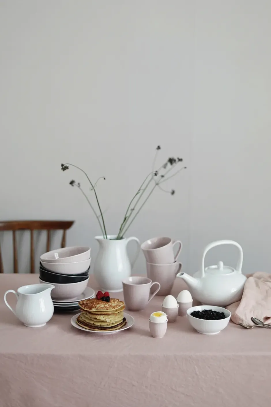 Swedish Grace skål 30 cl, ros (rosa)