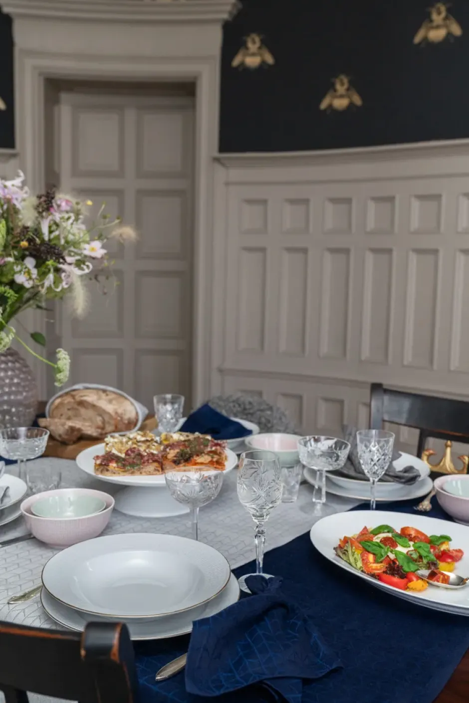 Swedish Grace skål 60 cl, Ros (rosa)
