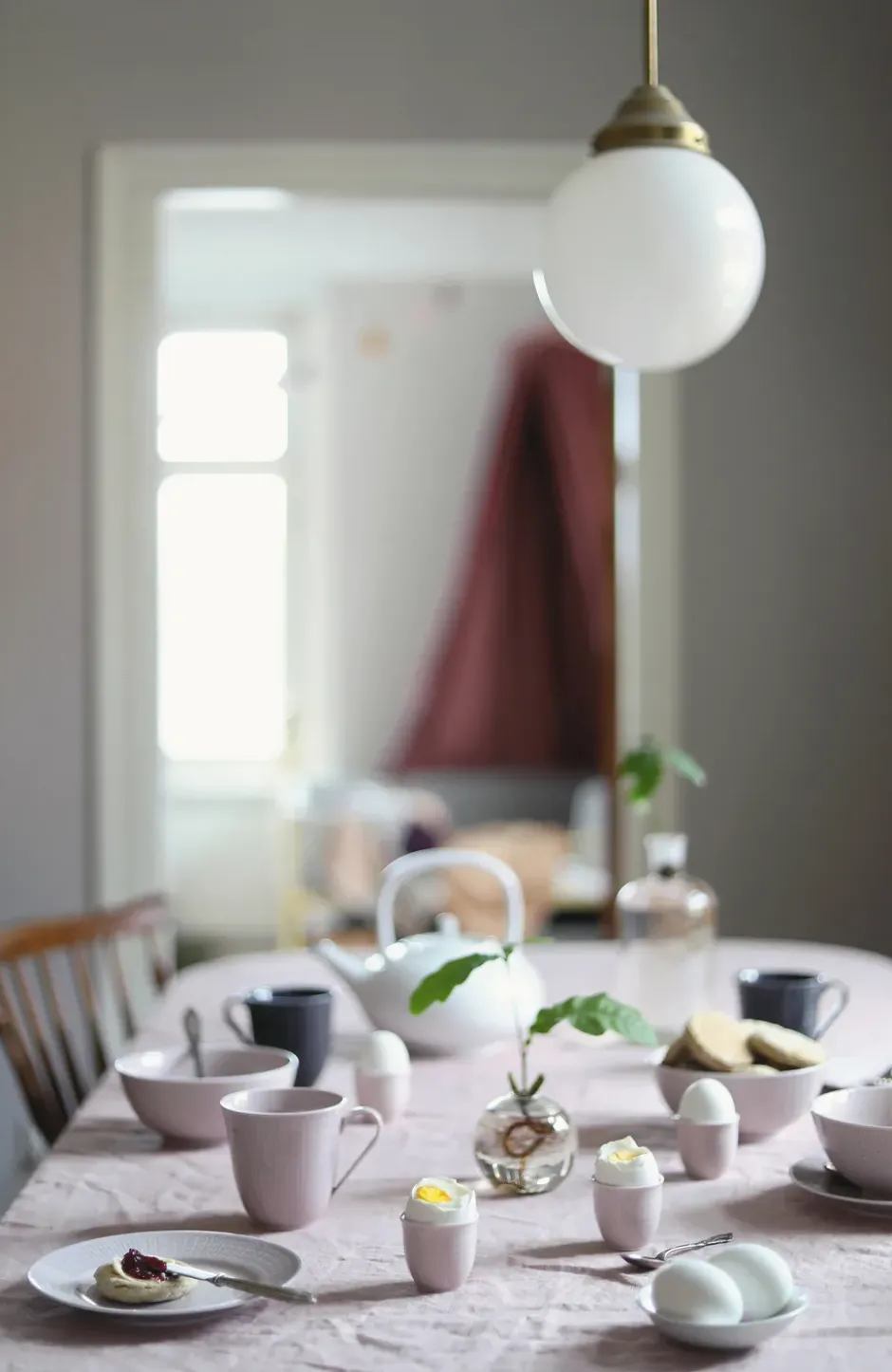 Swedish Grace skål 60 cl, Ros (rosa)