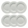 Swedish Grace tallrik Ø24 cm 6-pack Dimma (grå)