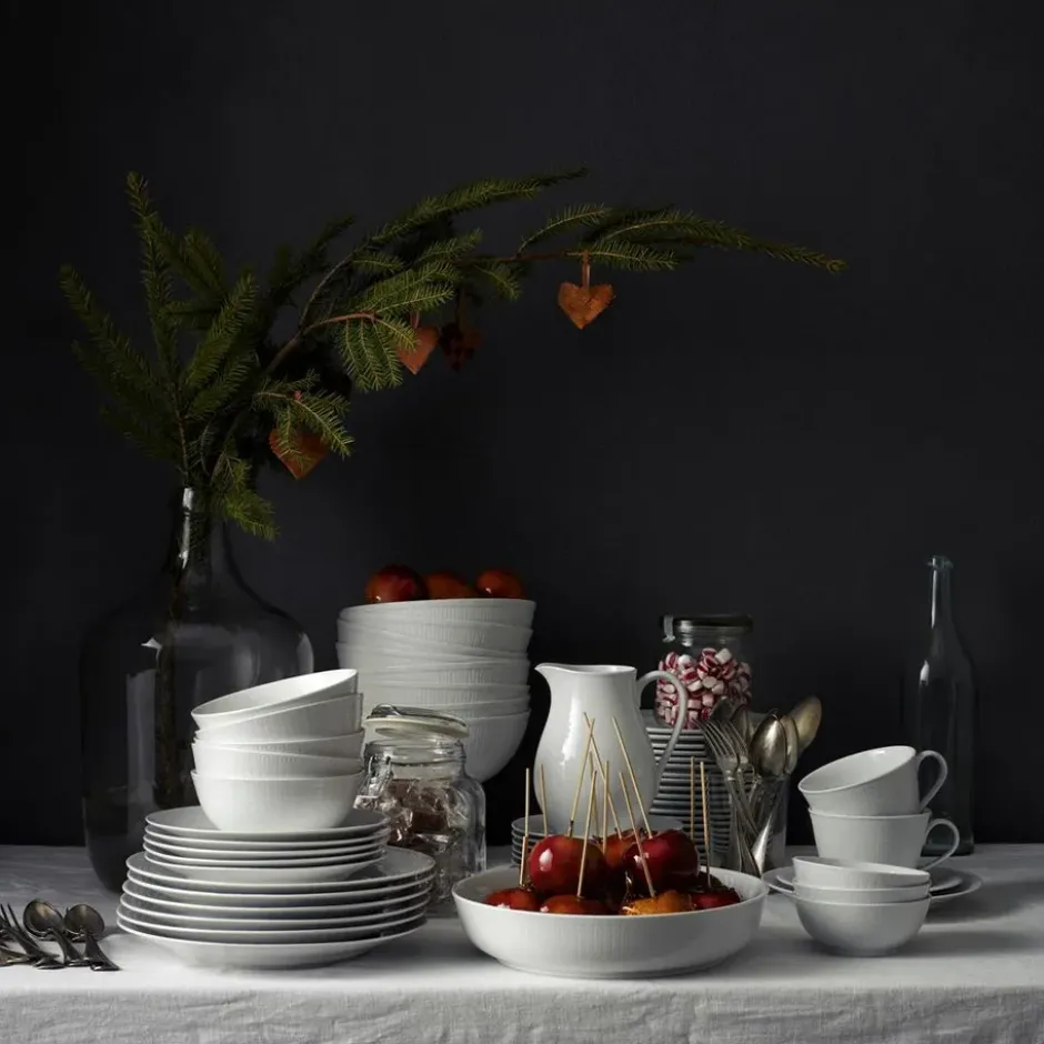 Swedish Grace tallrik Ø21 cm, snö (vit)