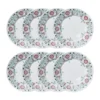 Swedish Grace Winter assiett Ø17 cm 8-pack - Vit