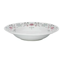 Swedish Grace Winter djup tallrik Ø25 cm, Vit