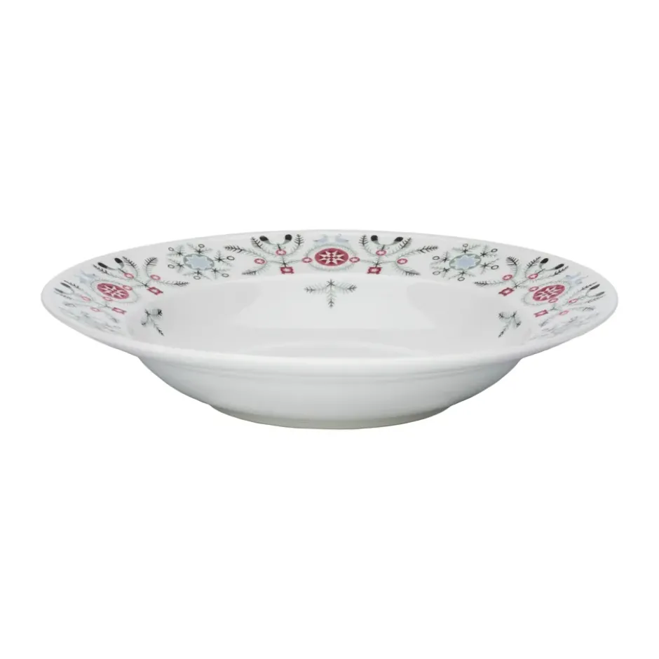 Swedish Grace Winter djup tallrik Ø25 cm, Vit