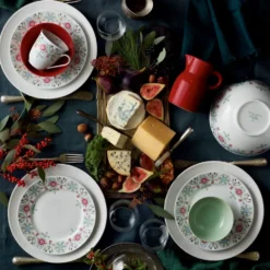 Swedish Grace Winter tallrik 21 cm, vit