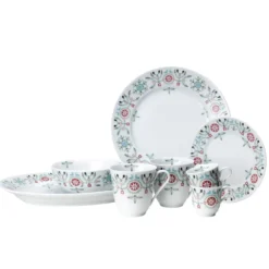 Swedish Grace Winter tallrik 21 cm, vit