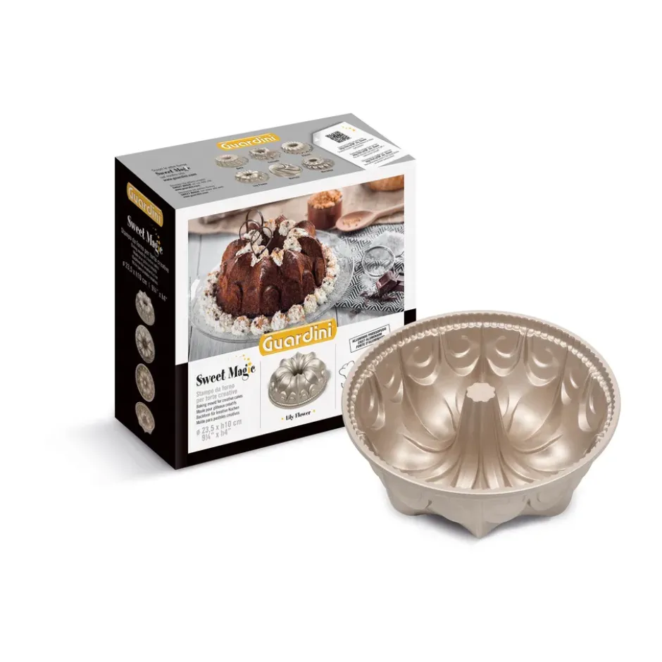Sweet Magic bakform, Gjuten aluminum, Lily Flower, 194 cl