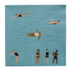Swimmers pappersservetter 33x33 cm 25-pack, Multi