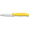 Swiss Classic grönsaks-/skalkniv tandad 8 cm, Gul
