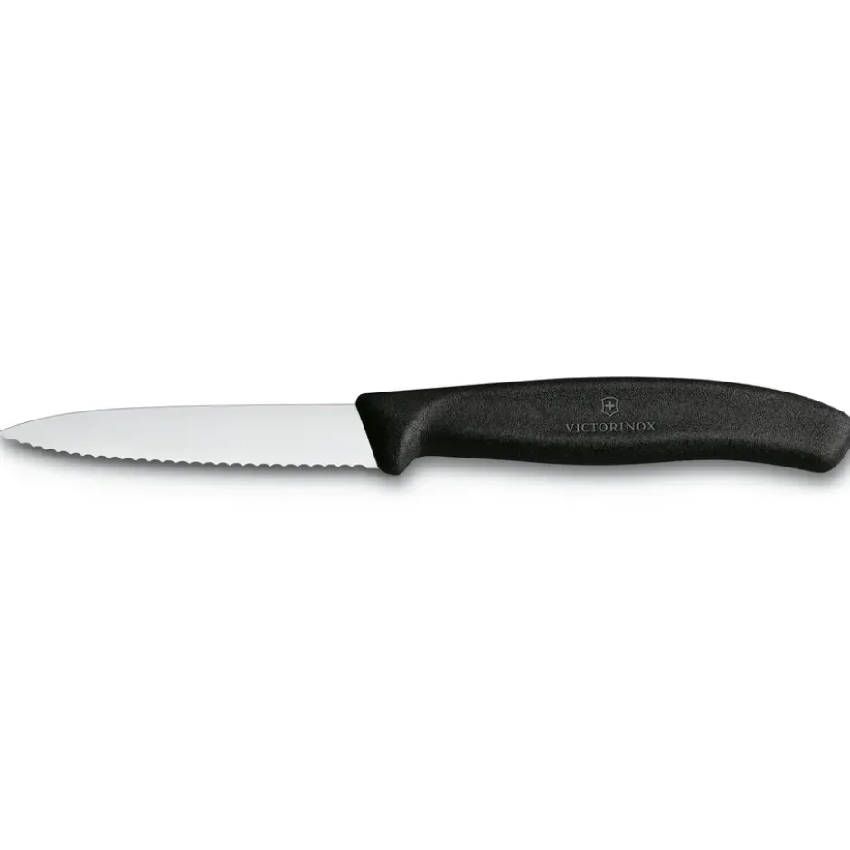 Swiss Classic grönsaks-/skalkniv 8 cm, Svart