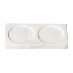 Tabletopper kryddkvarnsställ, White marble