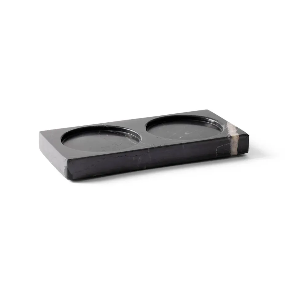 Tabletopper kryddkvarnsställ, Black marble