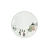 Tallrik flat rak kant Vinter 20 cm, Vit