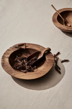 Teak skopa, Brun