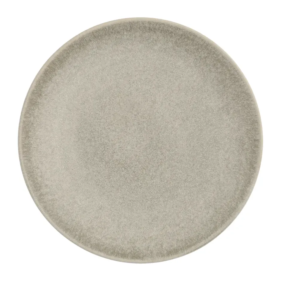 Terra assiett, Beige stengods, Ø22 cm