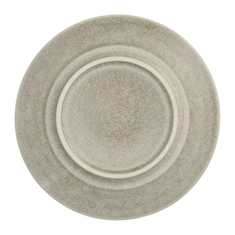 Terra assiett, Beige stengods, Ø22 cm