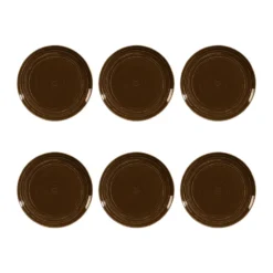 Terra tallrik Ø22,7 cm 6-pack, Earth Brown