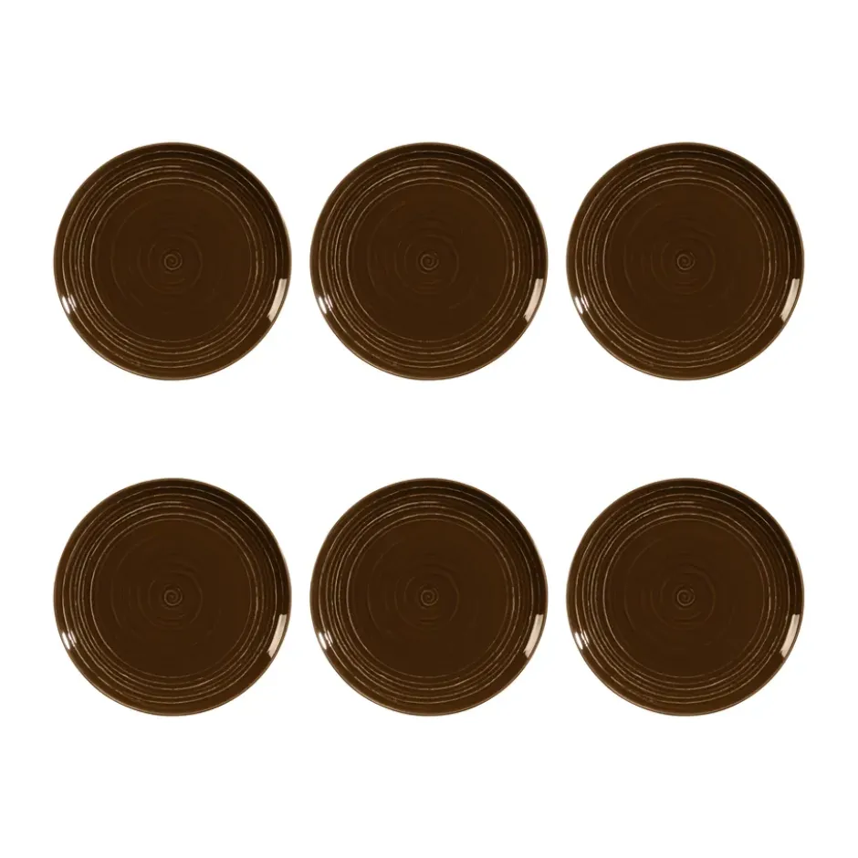 Terra tallrik Ø22,7 cm 6-pack, Earth Brown