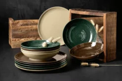 Terra tallrik Ø27,8 cm 6-pack, Moss Green