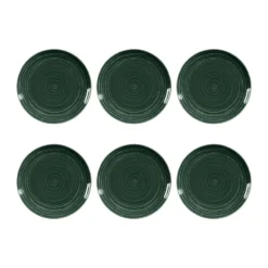 Terra tallrik Ø22,7 cm 6-pack, Moss Green