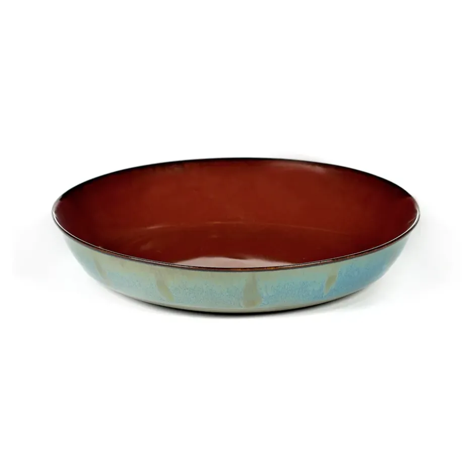 Terres de Rêves assiett 17,5 cm, Rust-smokey blue