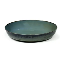 Terres de Rêves tallrik 21 cm, Smokey blue-dark blue