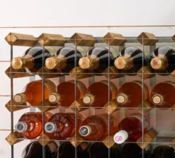 The Swedish Wine Rack Factory vinställ monterat, 16 flaskor-ljust furu