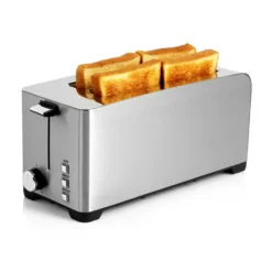 TOL-1400S brunch brödrost 4 skivor, Silver