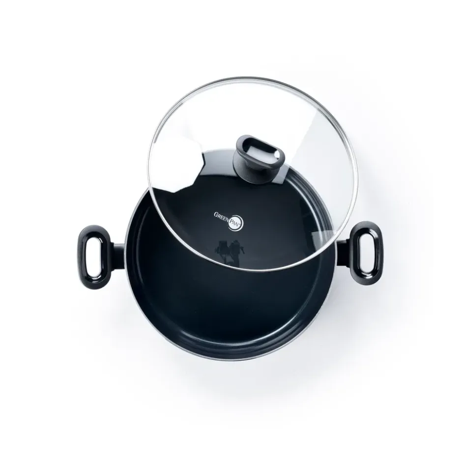 Torino traktörpanna med lock, 28 cm