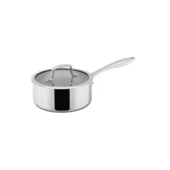 Trivence kastrull, Rostfritt stål, glaslock, 2 L