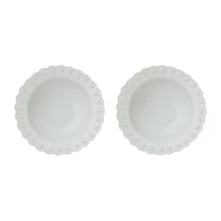 Tulipa djup tallrik Ø23 cm 2-pack, White