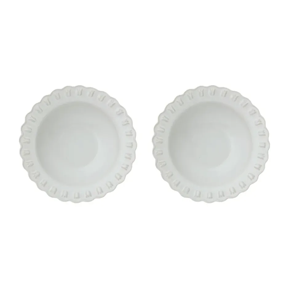 Tulipa djup tallrik Ø23 cm 2-pack, White