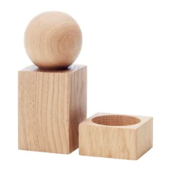 Twist kryddkvarn och saltskål, Ek