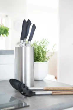 Universal knivblock 23 cm, Rostfritt stål