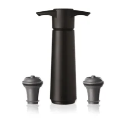 Vacuvin wine saver gift pack, Svart