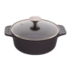 Victoria gryta gjutjärn glaslock enameled, 1,9 L