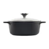 Victoria gryta gjutjärn glaslock pre-seasoned, 1,9 L