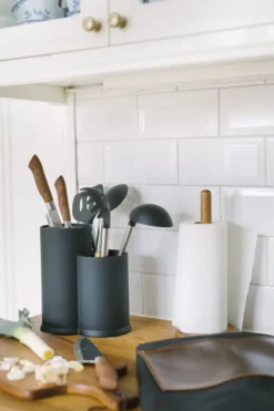 Vida knivblock och redskapsställ 23 cm, Svart
