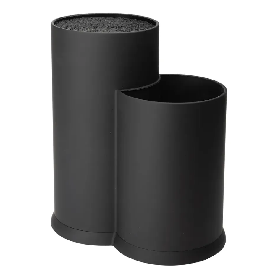 Vida knivblock och redskapsställ 23 cm, Svart